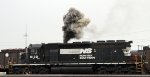 NS 6132 belches out a big cloud